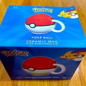 NWT in Box 16oz collectible Pokémon Ceramic Mug with Removable Lid